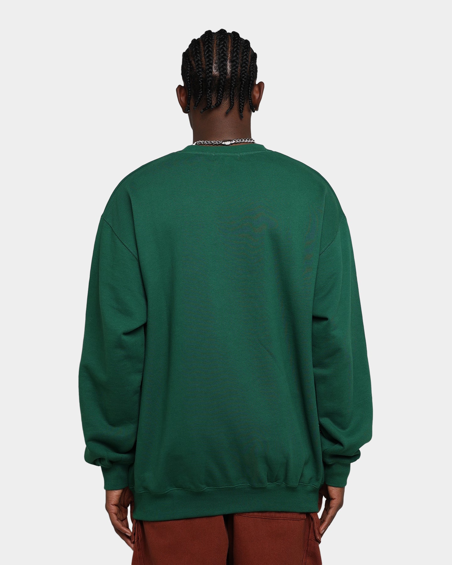 X-Large College Logo Crewneck Green