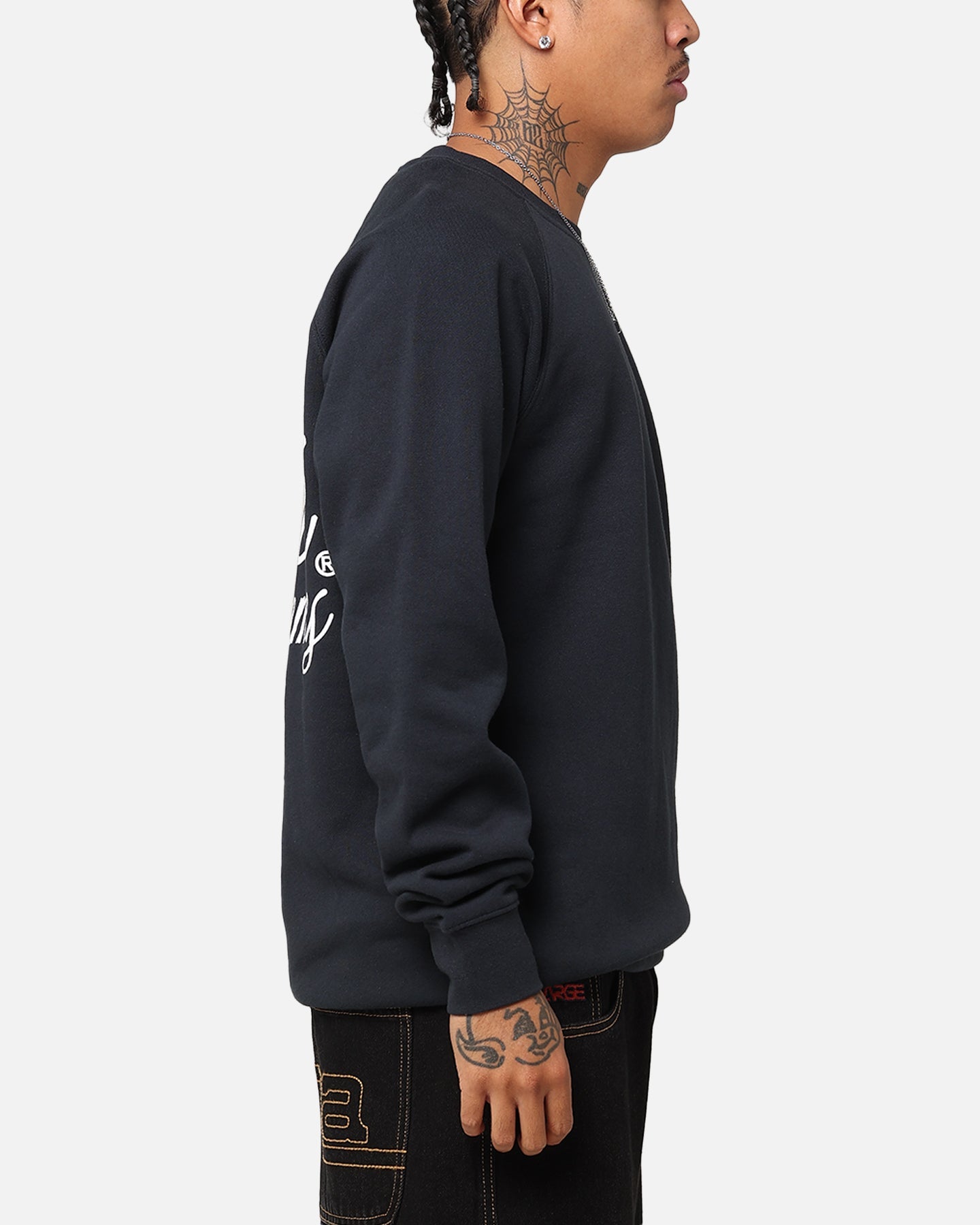 Carre Serif Crewneck Navy