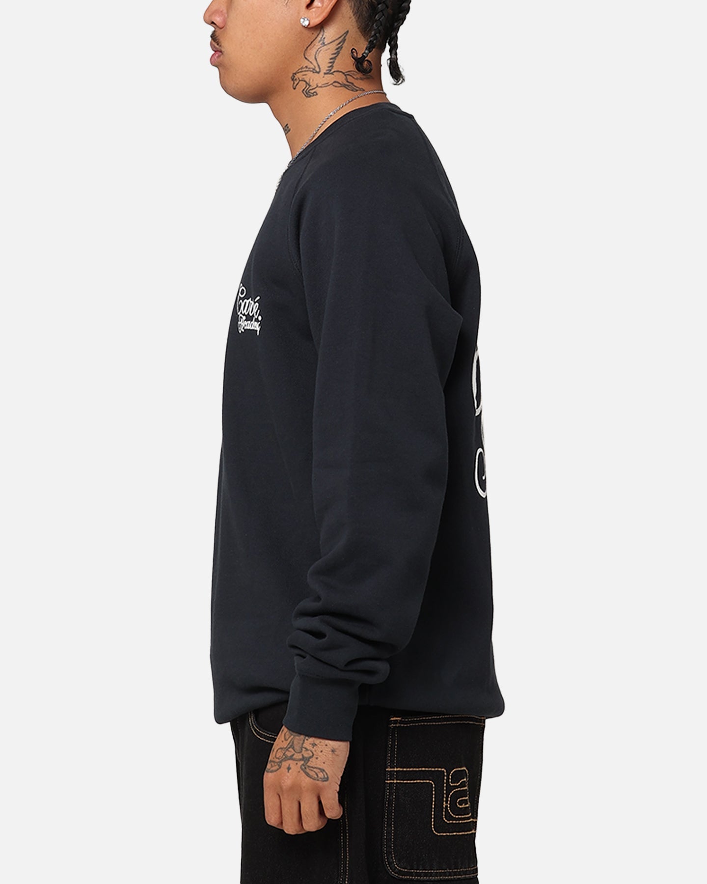 Carre Serif Crewneck Navy