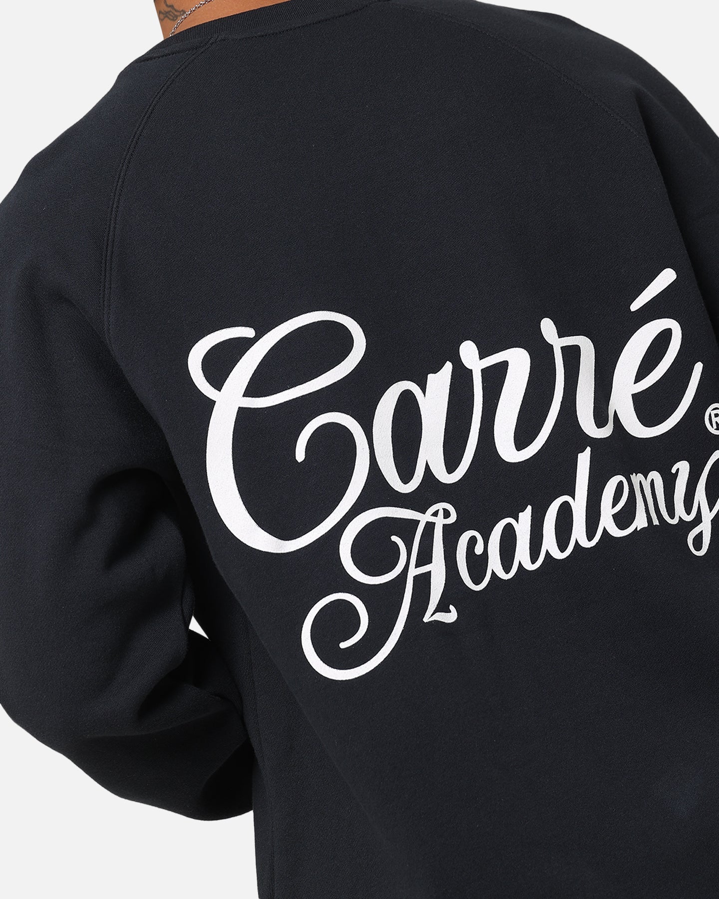 Carre Serif Crewneck Navy