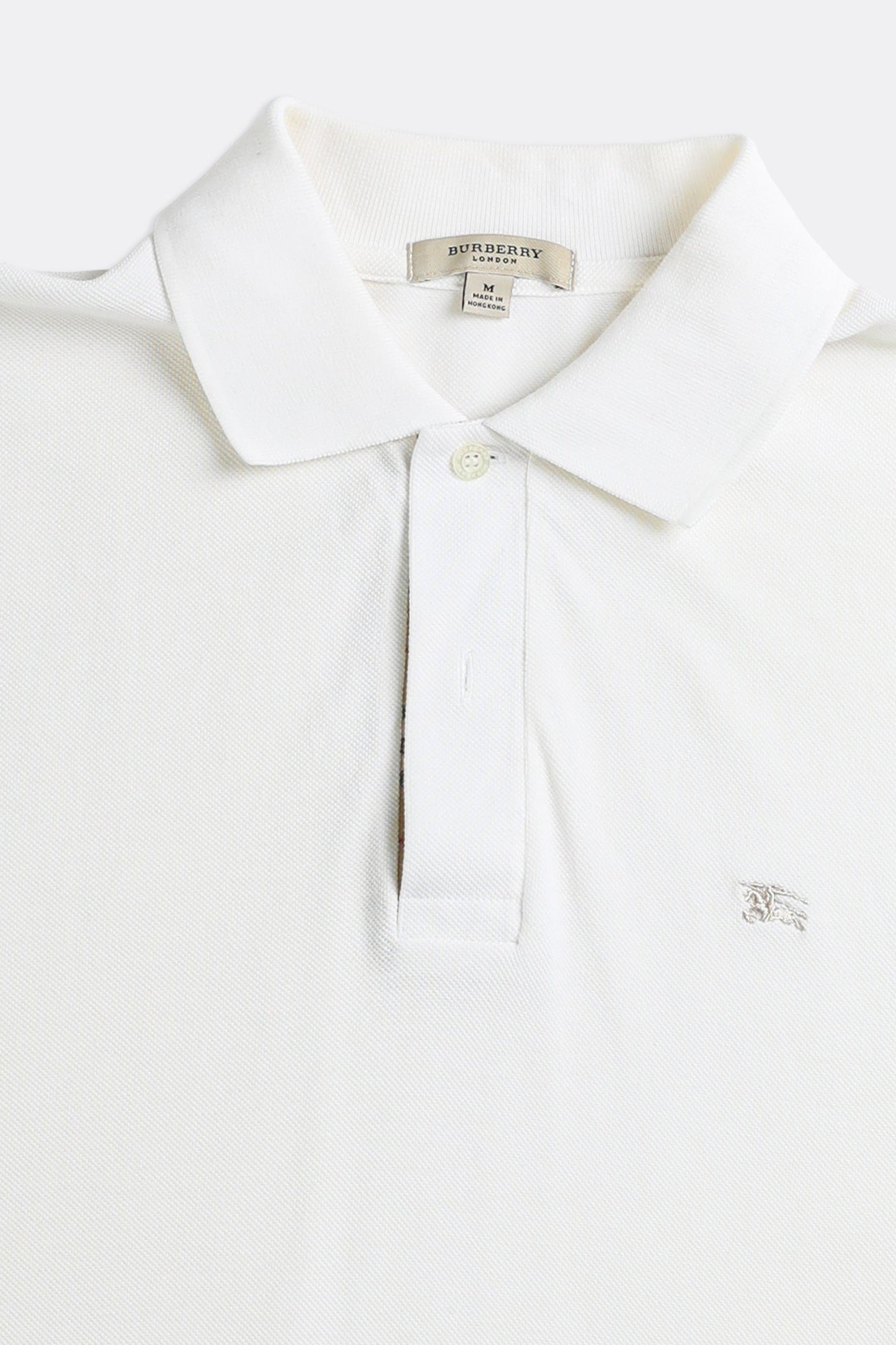 Vintage Burberry Collared Tee - L