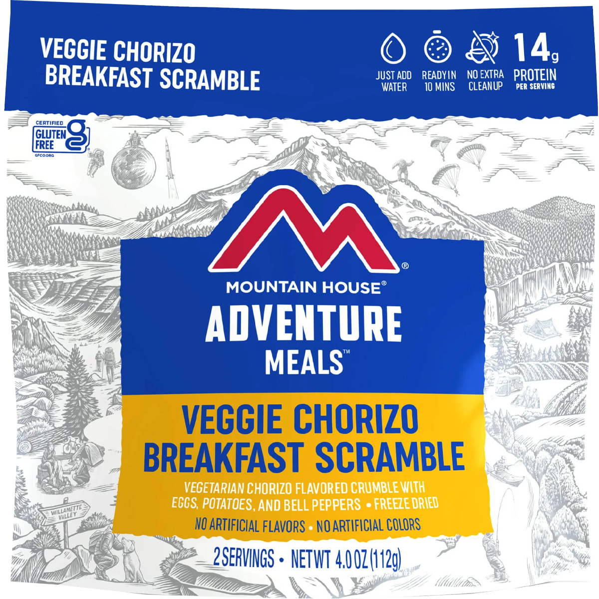 Veggie Chorizo Breakfast Scramble (2 Servings)