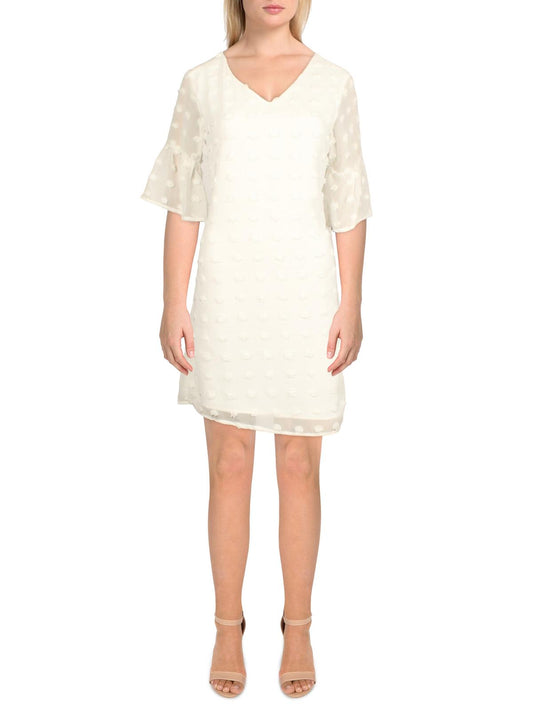 Womens Chiffon Party Shift Dress