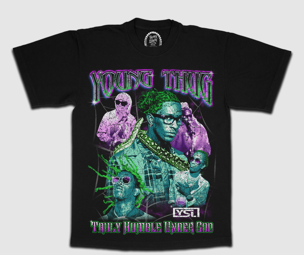 Scam Likely Young Thug Tee Black