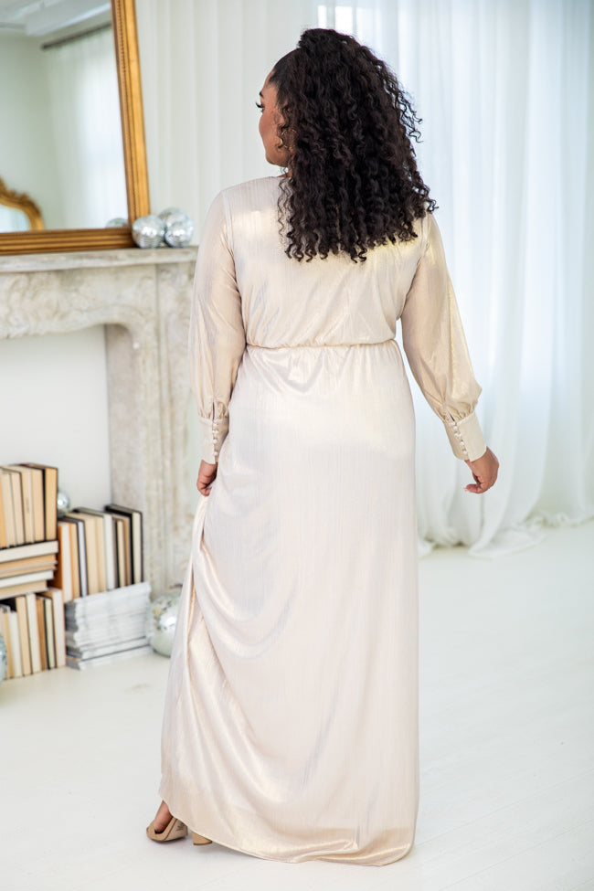 Sweet Nothings Metallic Maxi Dress