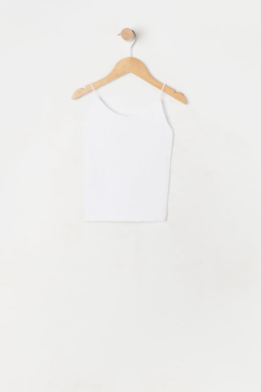 Camisole sans couture avec bretelles ultraminces pour fille