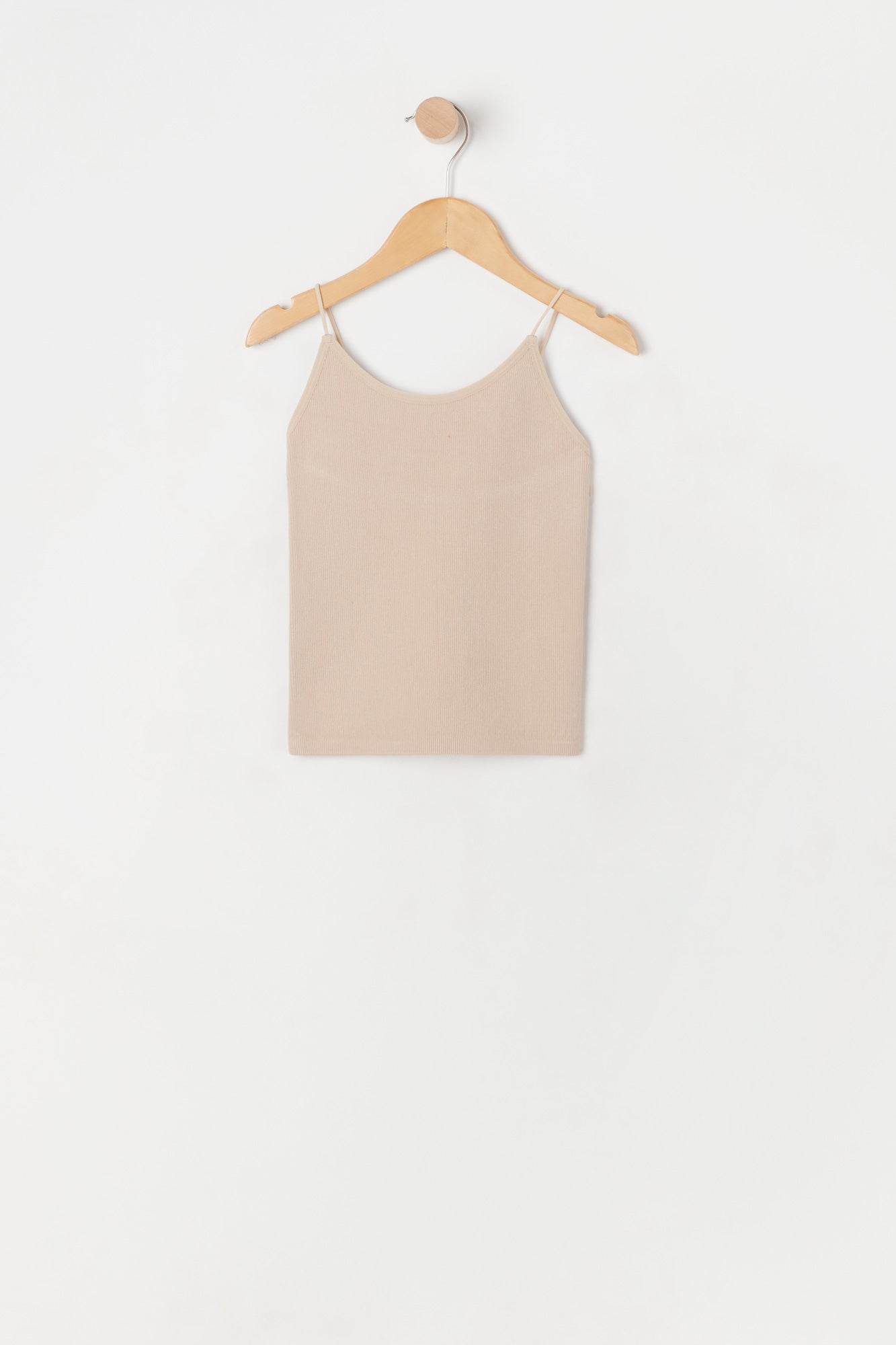 Camisole sans couture avec bretelles ultraminces pour fille