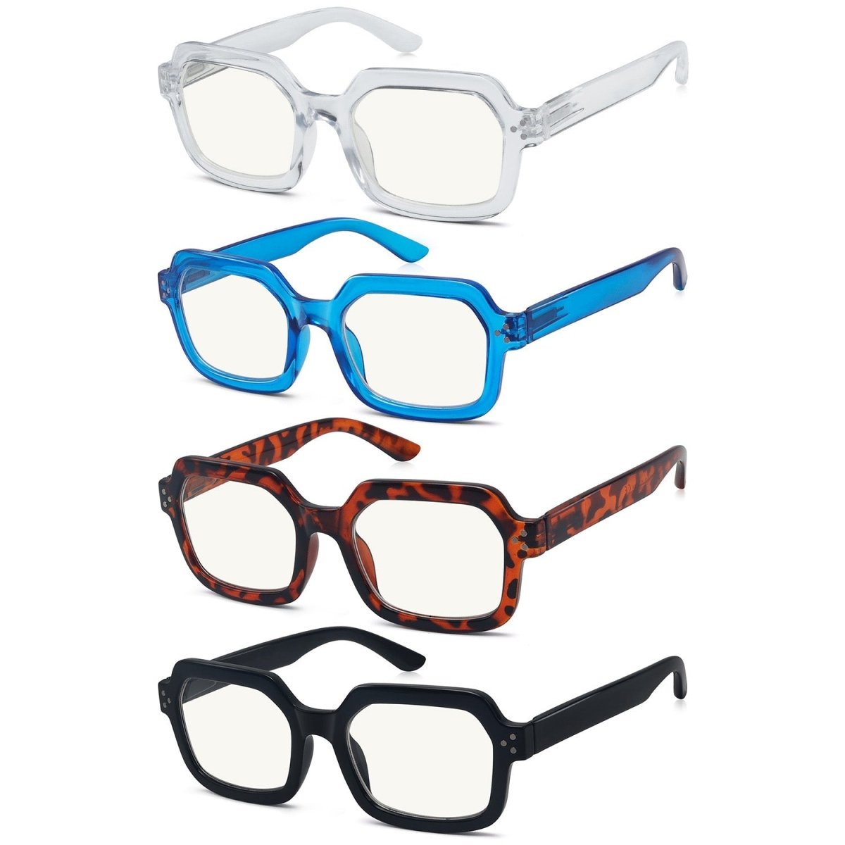 4 Pack Stylish Progressive Multifocus Readers M2130