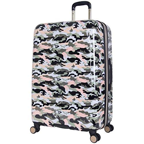 Aimee Kestenberg Women'S 28" Camo Printed Abs And Pc Film Expandable 8-Wheel Upright Pullman, Green