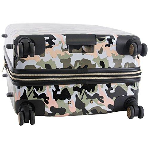 Aimee Kestenberg Women'S 28" Camo Printed Abs And Pc Film Expandable 8-Wheel Upright Pullman, Green