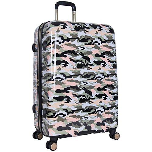 Aimee Kestenberg Women'S 28" Camo Printed Abs And Pc Film Expandable 8-Wheel Upright Pullman, Green