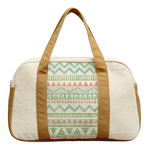 Women'S Pastel Actez Pattern-1 Printed Canvas Duffel Travel Bags Was_19