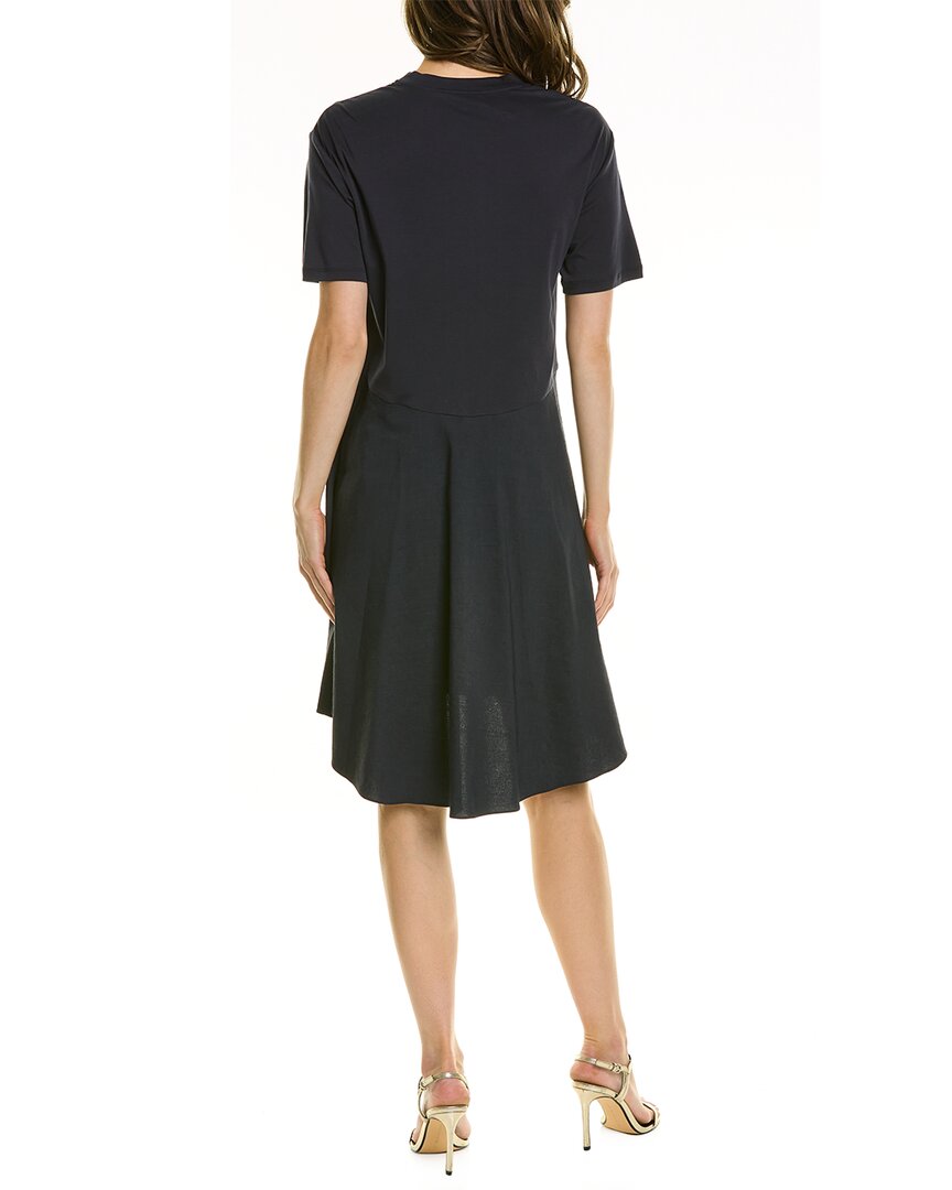 Theory Tiered Linen-Blend Dress