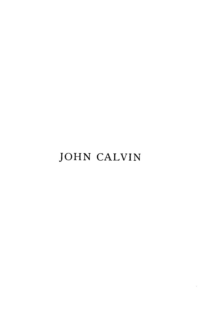 Electronic book PDF   John Calvin The Organizer of Reformed Protestantism