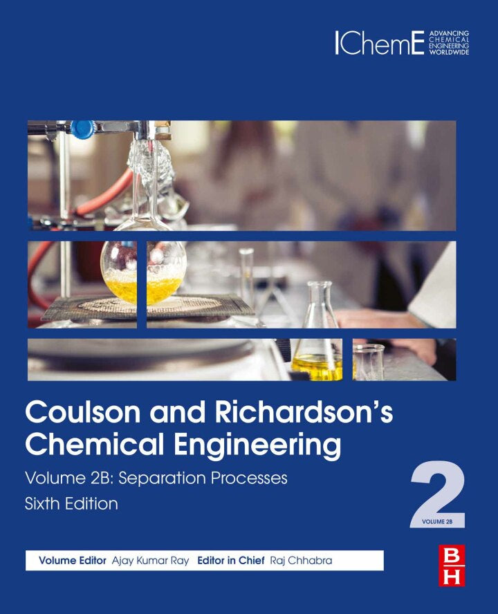 Coulson and Richardson’s Chemical Engineering 6th Edition Volume 2B: Separation Processes  - E-Book and test bank