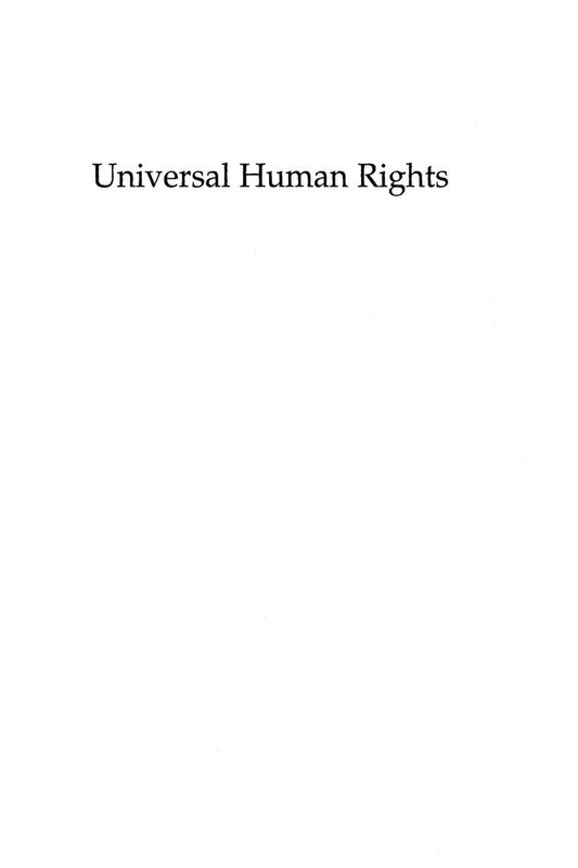 Electronic book PDF   Universal Human Rights Moral Order in a Divided World