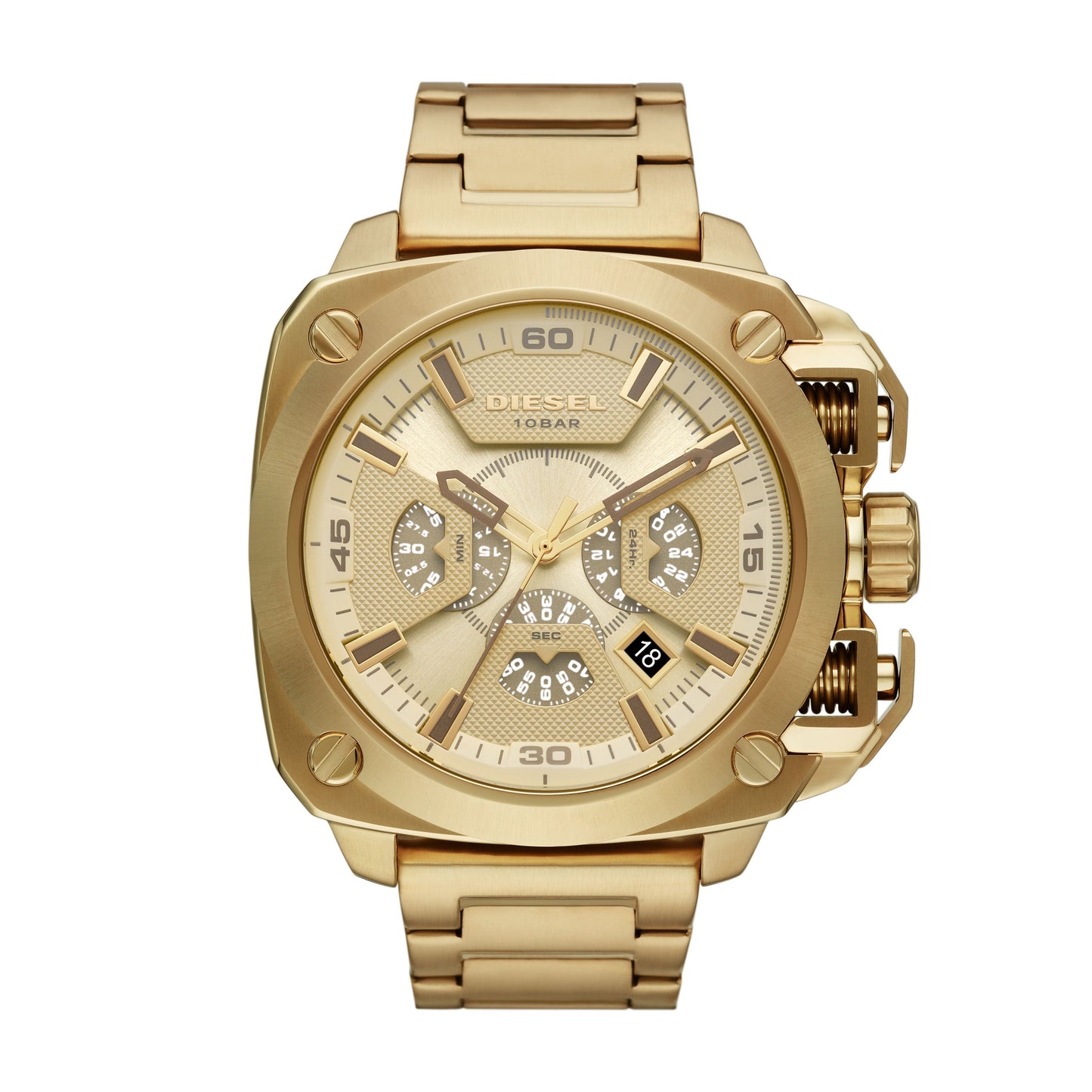 Diesel Men's BAMF Chronograph, Gold-Tone Stainless Steel Watch