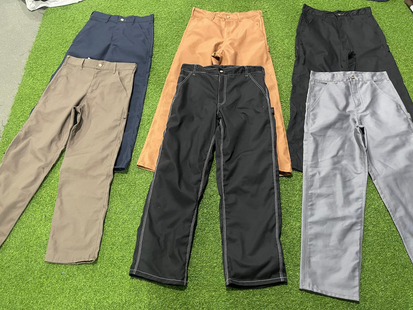 Custom handpick 30 black 20 blue 20 grey carhartt double knee pant