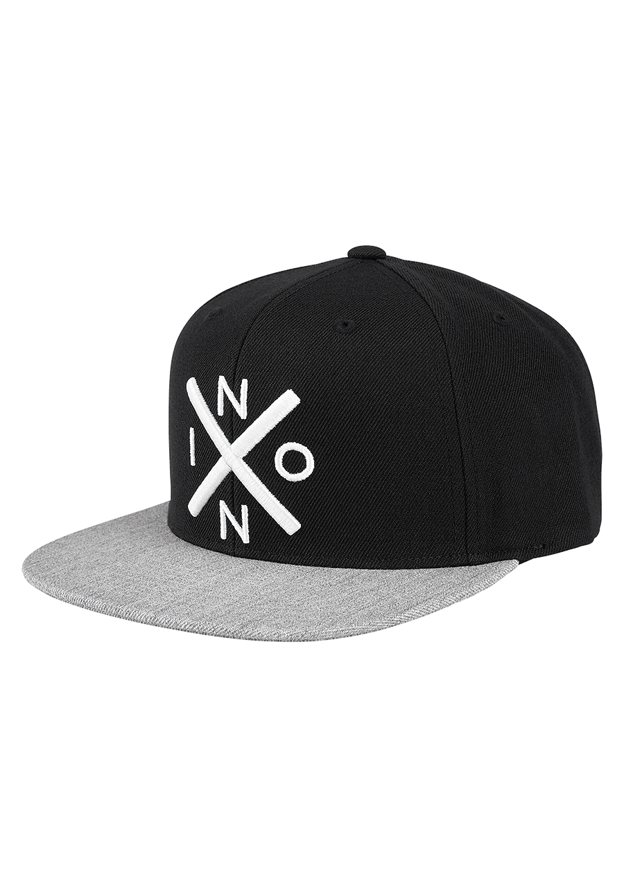 Exchange Snapback Hat - Black / Heather Gray