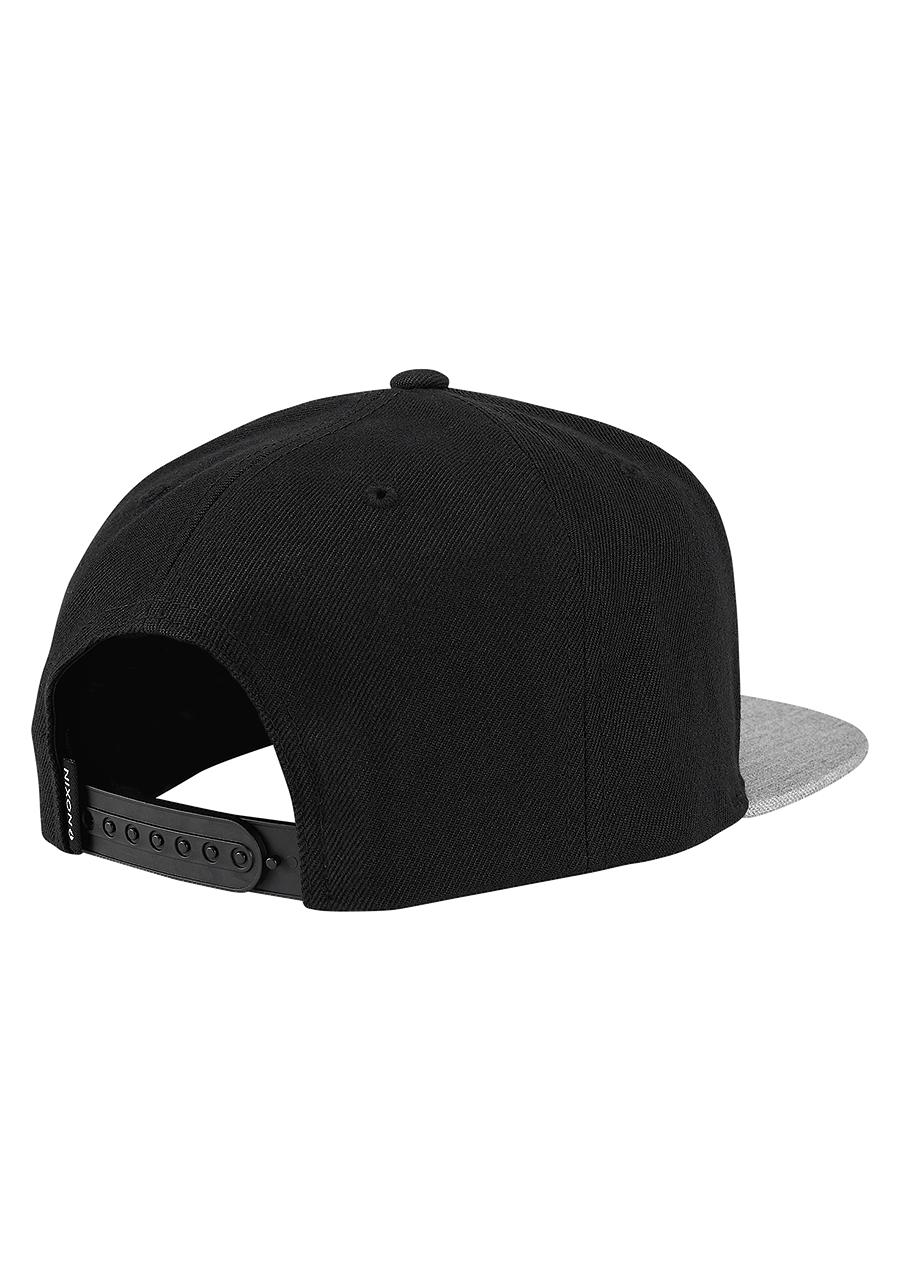 Exchange Snapback Hat - Black / Heather Gray