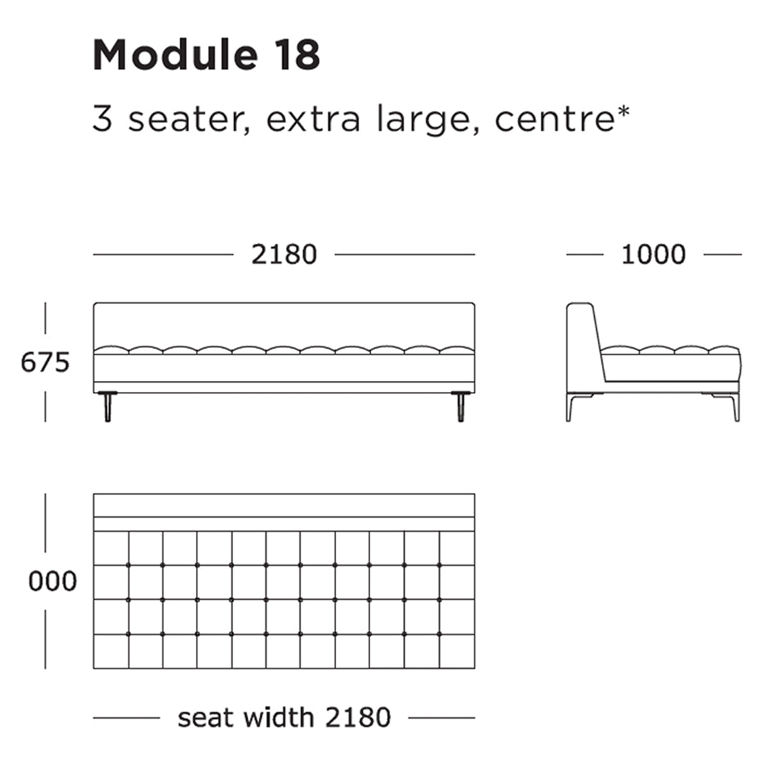 Campo Modular Sofa (Modules 17-24)