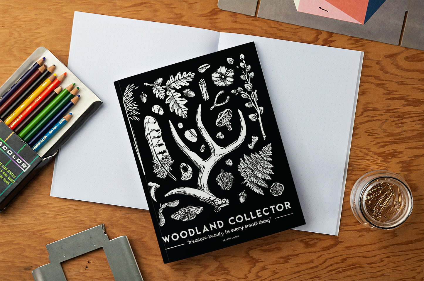 Woodland Collector Medium Layflat Notebook