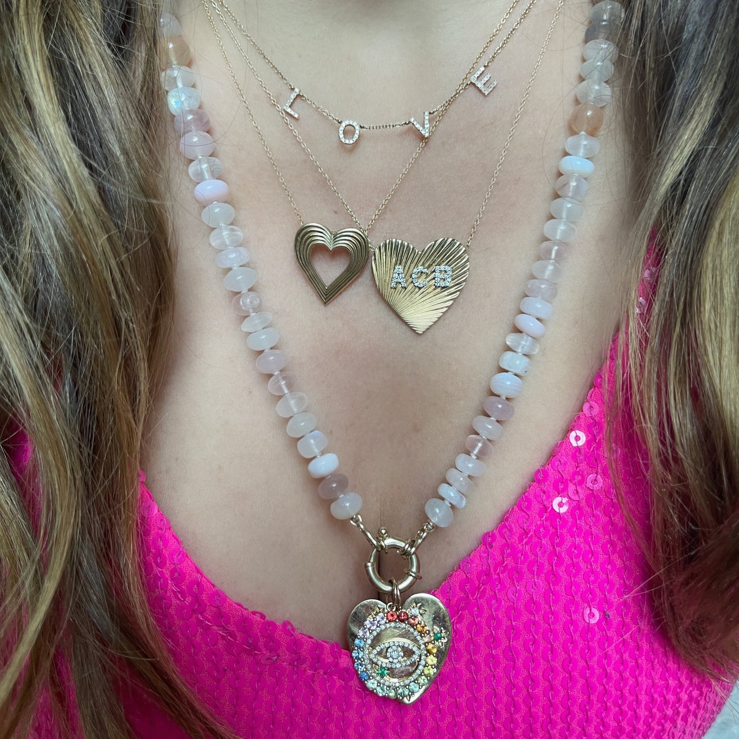 Diamond Spread Love Necklace