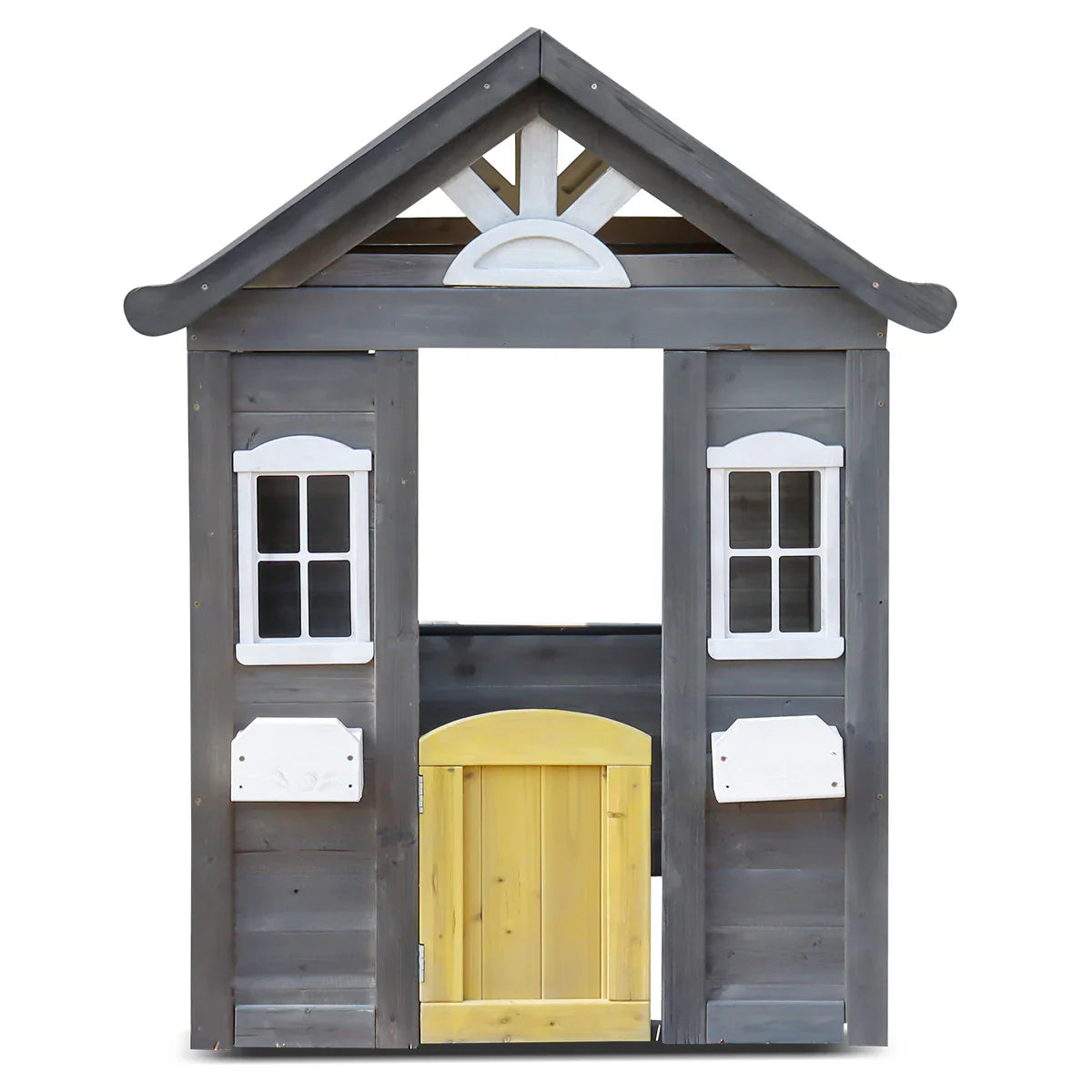 Aiden Cubby House - White/Grey