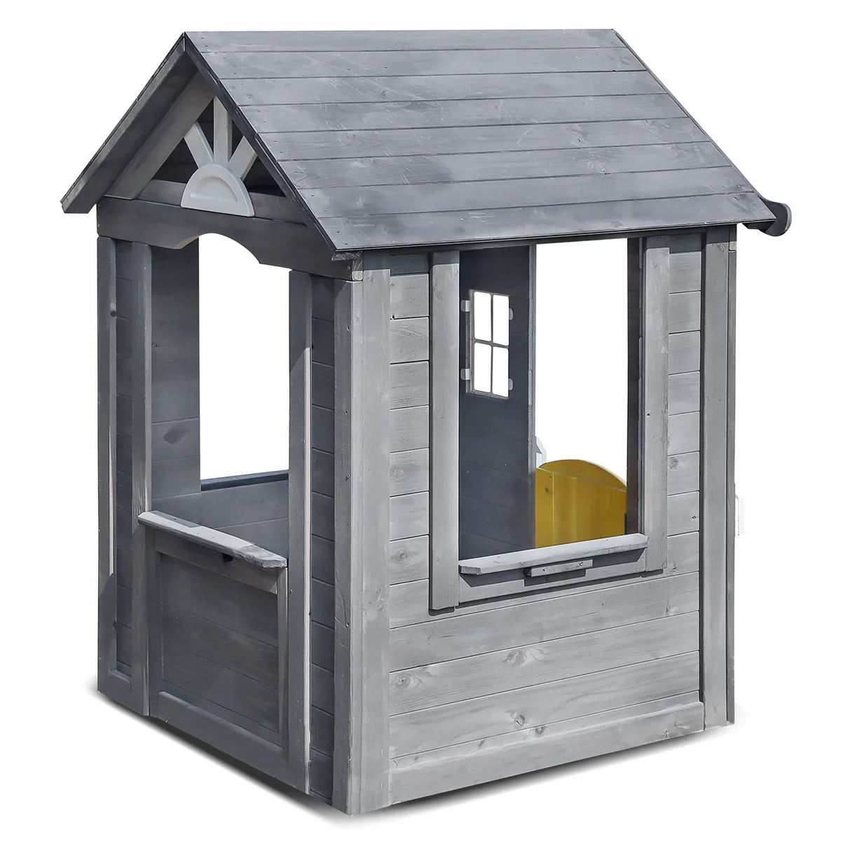 Aiden Cubby House - White/Grey