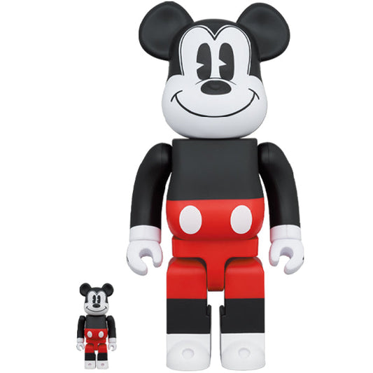 BE@RBRICK MICKEY MOUSE (R&W 2020 Ver.) 100％ & 400％