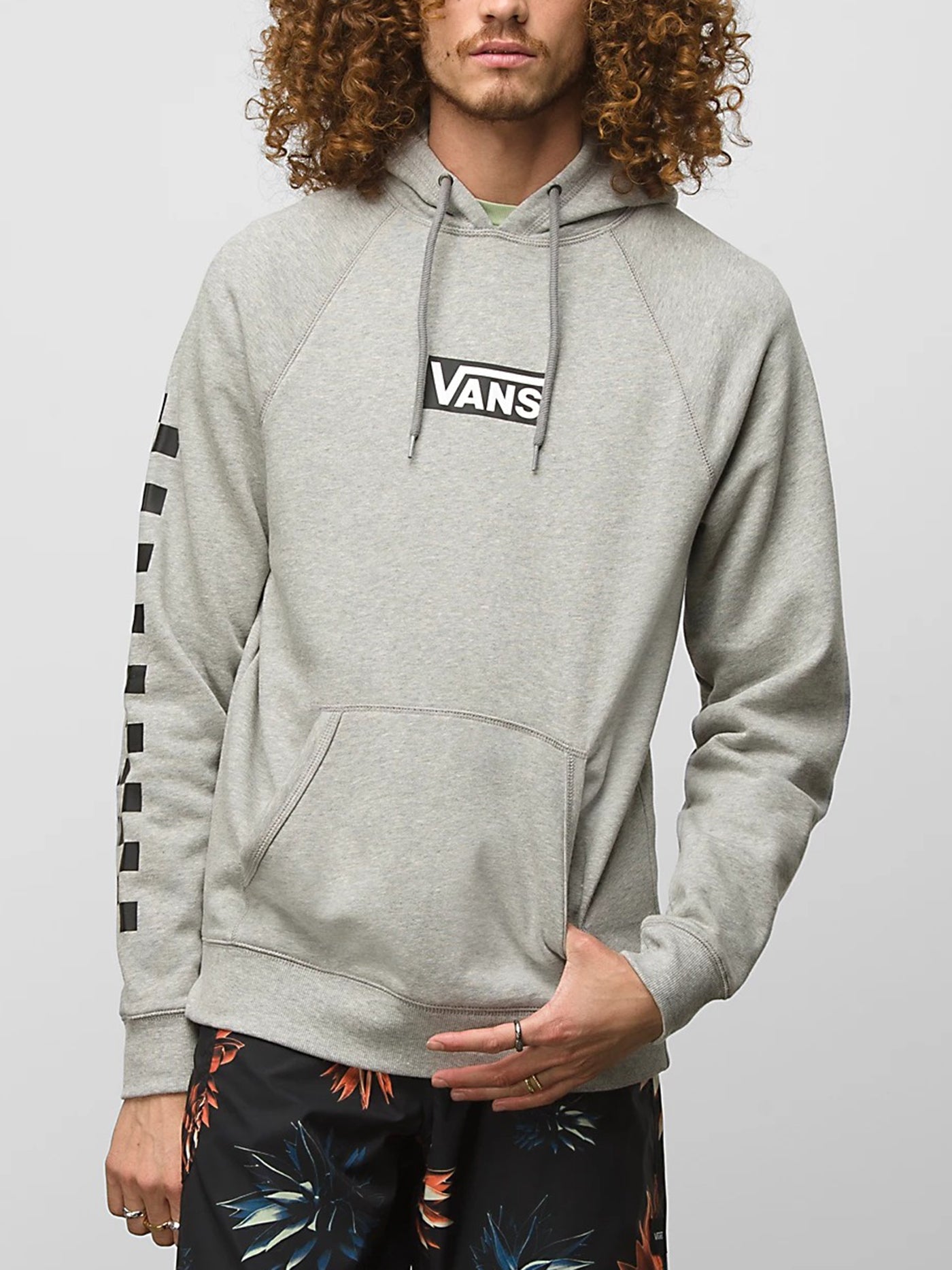 Versa Standard Cement Heather/Checkboard Hoodie