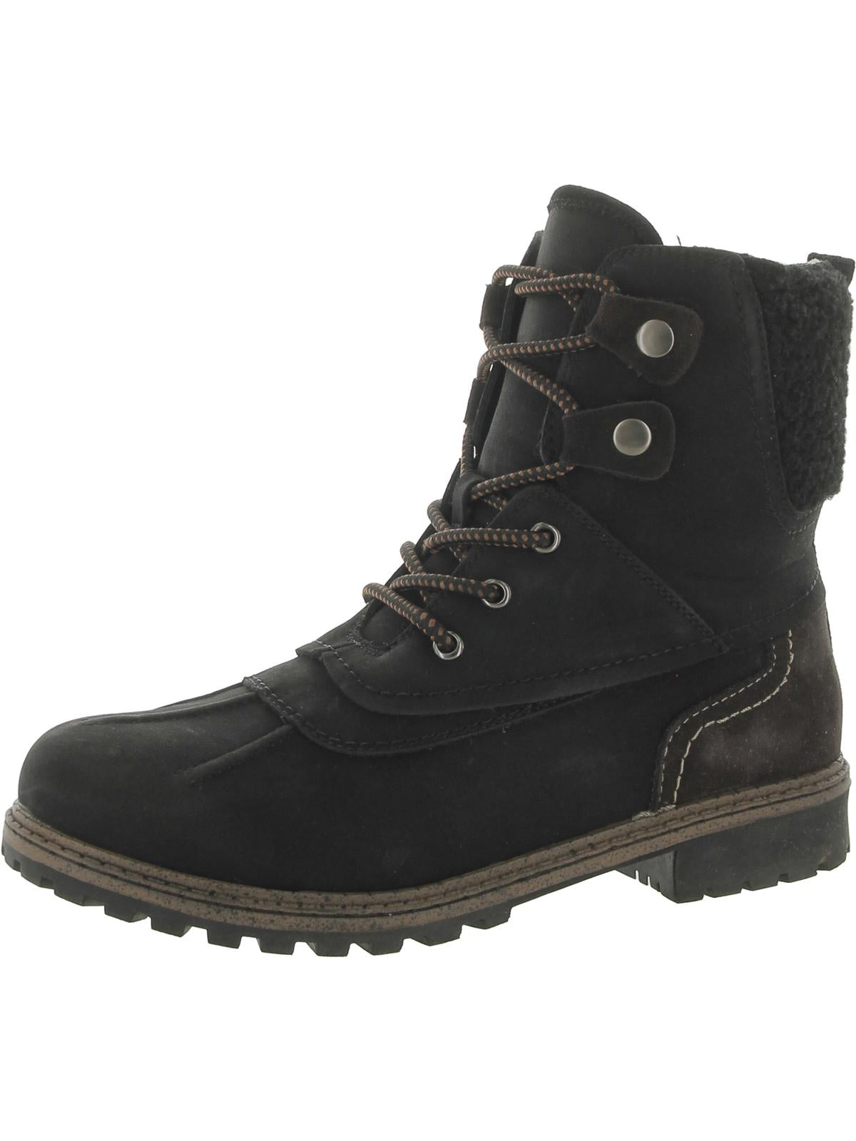 Womens Leather Warm Winter & Snow Boots