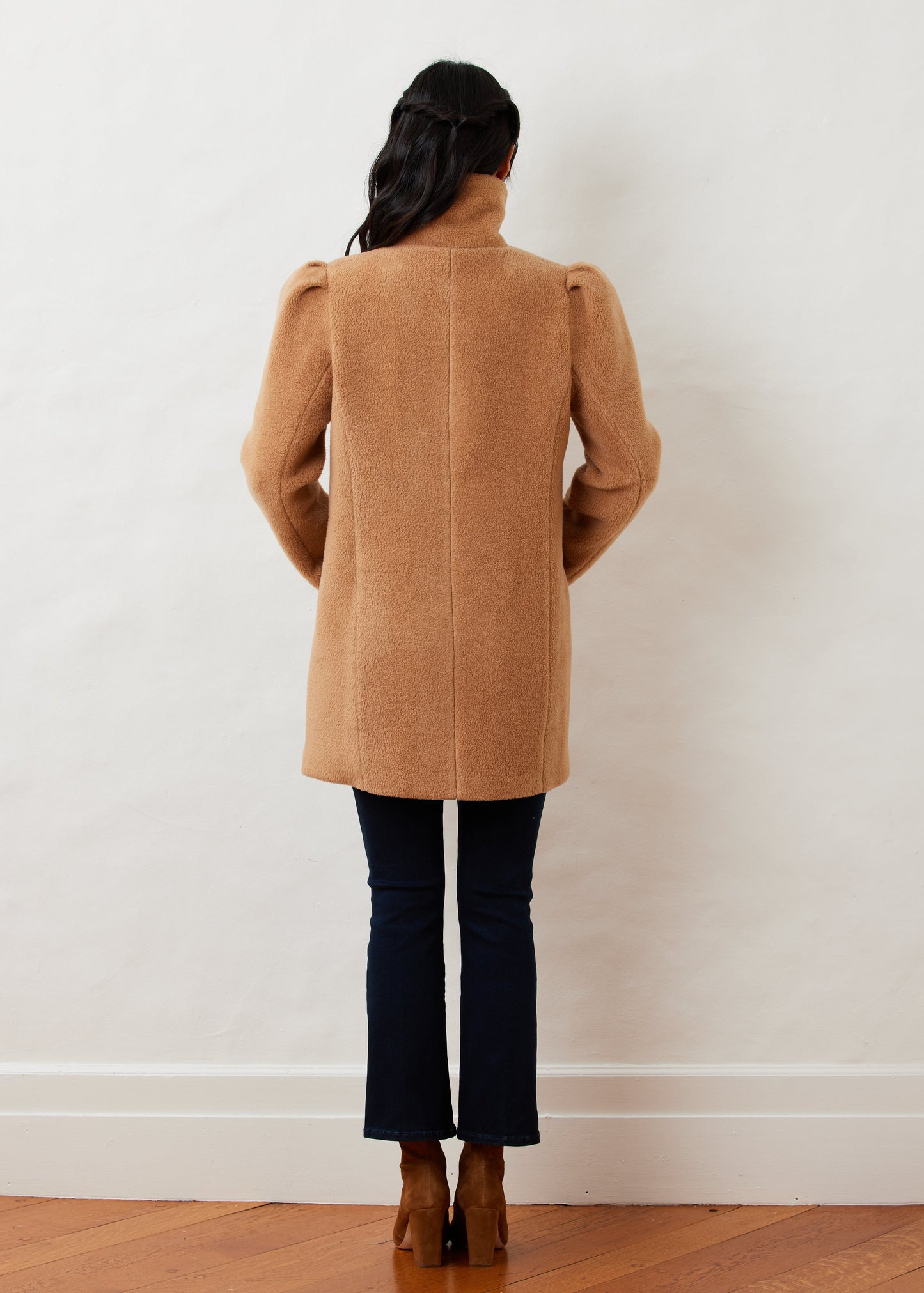 Conyers Coat in Sherpa Fleece