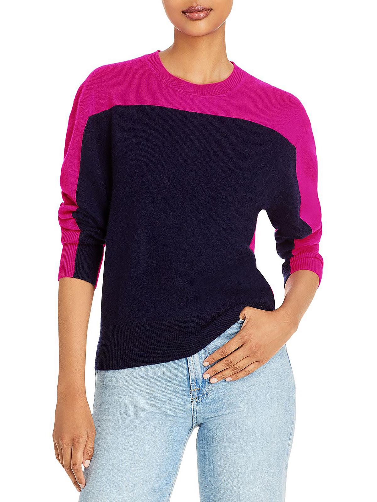 Womens Cashmere Crewneck Pullover Sweater