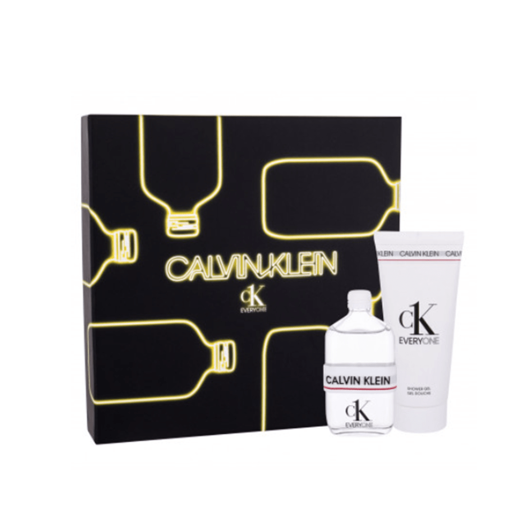 Calvin Klein Everyone Eau de Toilette Unisex Perfume Gift Set Spray (50ml) with 100ml Shower Gel