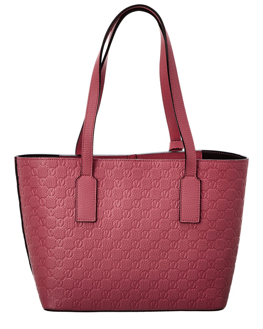 Valentino by Mario Valentino Prince Medallion Leather Tote