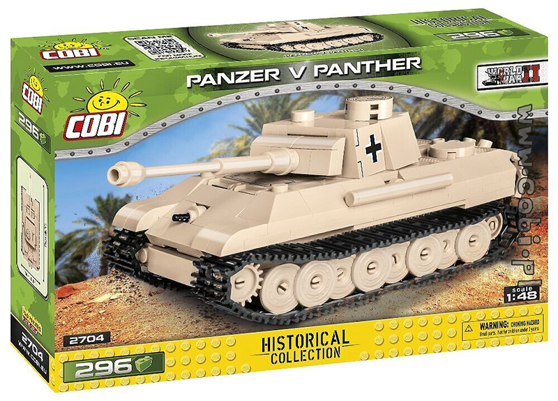 Cobi World War II - Panzer v Panther Tank 1:48 Scale 294 pieces