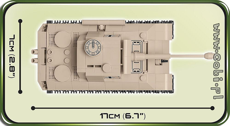 Cobi World War II - Panzer v Panther Tank 1:48 Scale 294 pieces