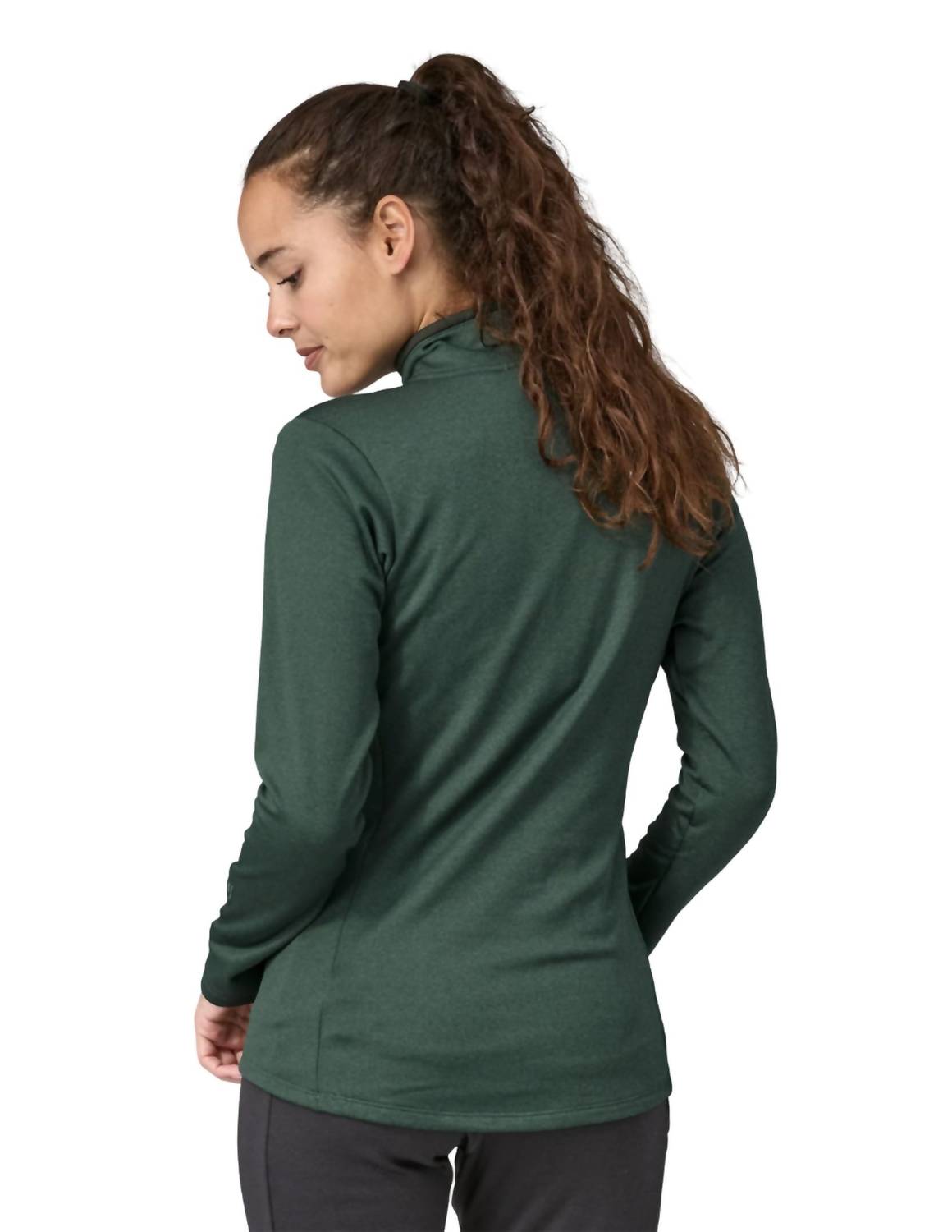 Women's R1 Daily Zip-Neck Jacket In Nouveau Green/northern Green X-Dye