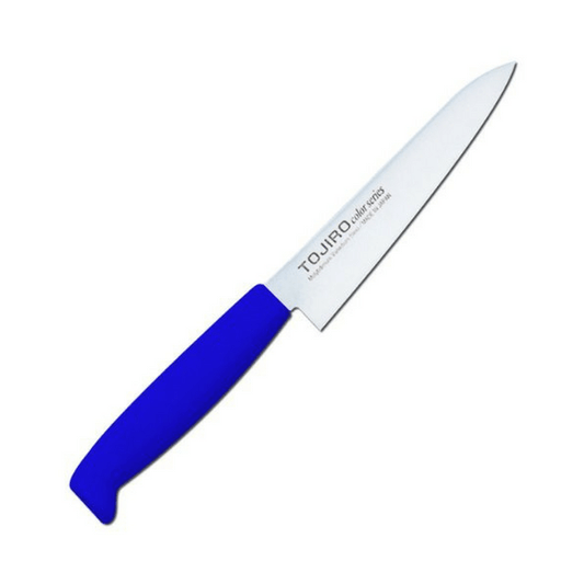 TOJIRO Color MV Petty Knife with Elastomer Handle