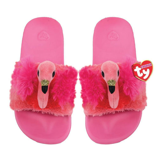 Ty Fashion Slide Slippers Gilda Flamingo - Size 36-38